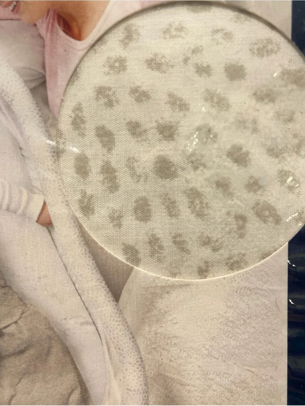 HALO Bassinest Fitted Sheet Gray Pebble Print 100% Cotton NIP Baby Bedding